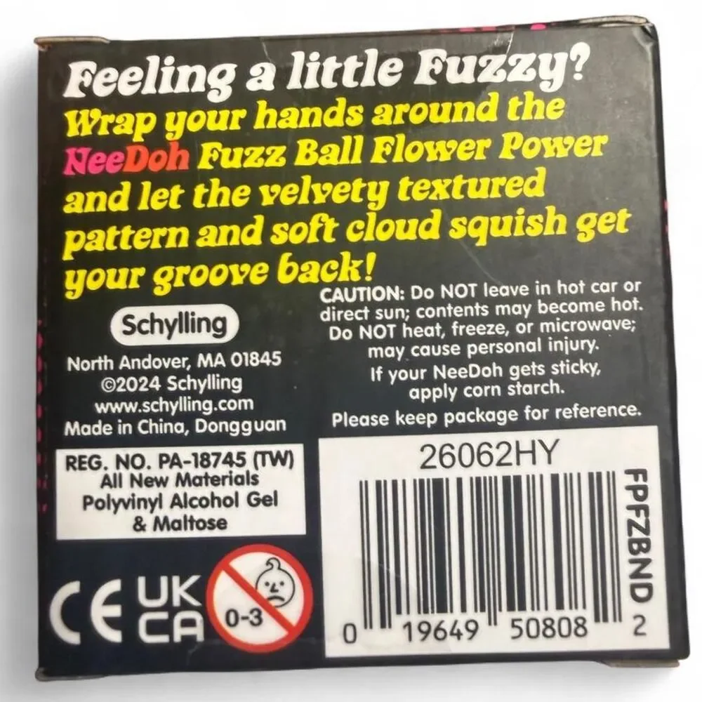 Needoh Fuzz Ball Pink